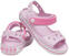 Obuv na loď Crocs Kids' Crocband Sandal Ballerina Pink 24-25