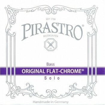 Kontrabas Strenge Pirastro Original Flat-Chrome Solo bass SET Kontrabas Strenge - 1