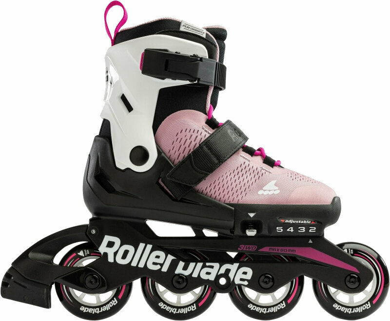Rollers en ligne Rollerblade Microblade Pink/White 36,5-40,5 Rollers en ligne