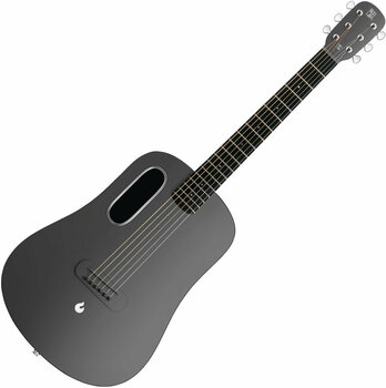 Electro-acoustic guitar Lava Music Blue Lava with Ideal Bag Midnight Black Electro-acoustic guitar - 1