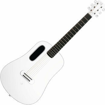 Electro-acoustic guitar Lava Music Blue Lava with Ideal Bag Sail White - 1