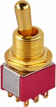 Seletor de pickup MEC Maxi Toggle Switch M 80020 / G ON/ON 3PDT Ouro - 1