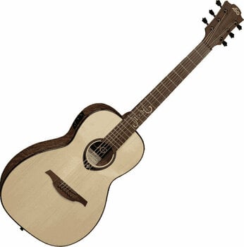 Elektroakustisk guitar LAG TSMHPE Michel Haumont Natural - 1