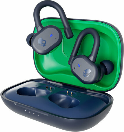 Căști In-ear fără fir Skullcandy Push Active Black/Green Căști In-ear fără fir