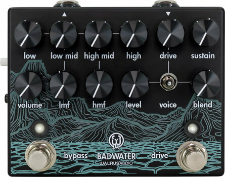 Effektpedal til basguitar Walrus Audio Badwater - 1