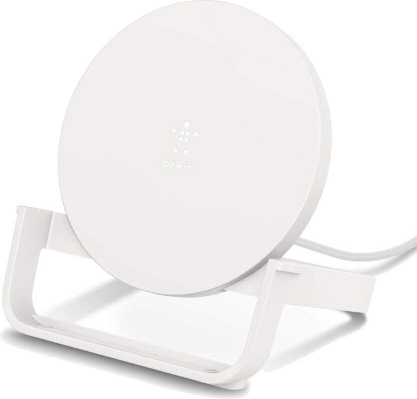 Trådløs oplader Belkin Wireless Charging Stand & Micro USB Cable White
