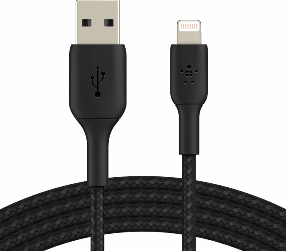 USB Kabel Belkin Boost Charge Lightning to USB-A  Schwarz 2 m USB Kabel