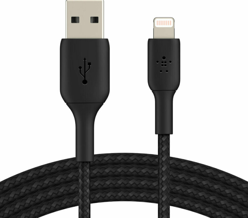 Belkin Boost Charge Lightning to USB-A Schwarz 2 m USB Kabel