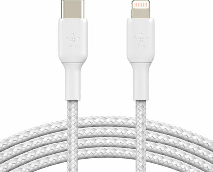 USB kabel Belkin Boost Charge Lightning to USB-C Cable CAA004bt1MWH Hvid 1 m USB kabel - 1