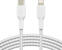 USB kabel Belkin Boost Charge Lightning to USB-C Cable CAA004bt1MWH Hvid 1 m USB kabel