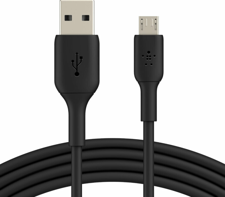 USB Cable Belkin Boost Charge Micro-USB to USB-A Cable CAB005bt1MBK Black 1 m USB Cable