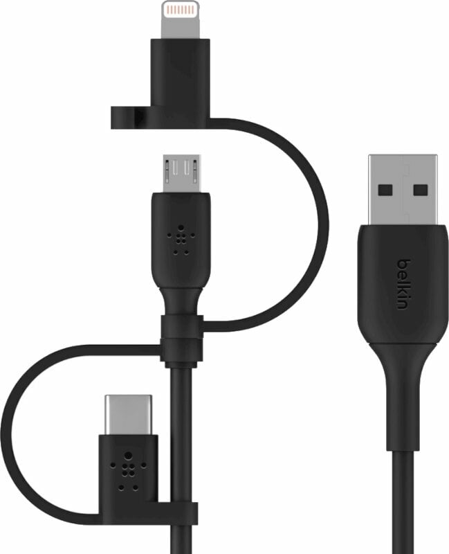 USB Cable Belkin Boost Charge CAC001BT1MBK Black 1 m USB Cable