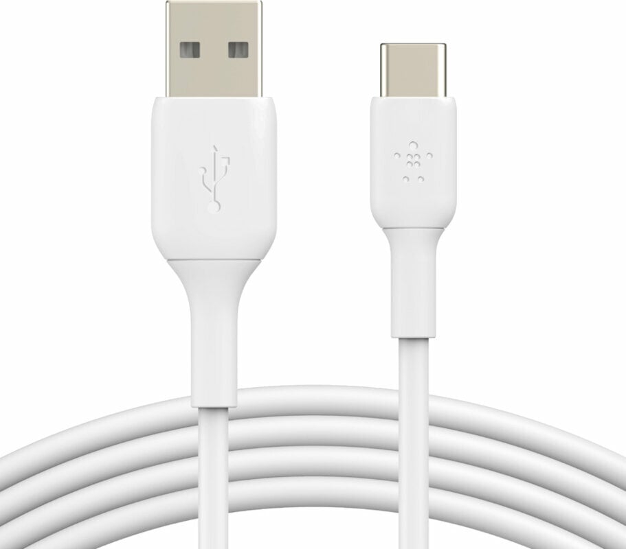 USB Kábel Belkin Boost Charge USB-A to USB-C Cable CAB001bt1MWH Biela 1 m USB Kábel