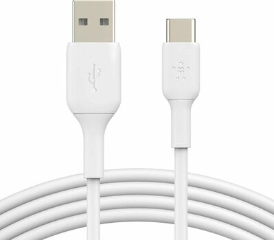 USB кабел Belkin Boost Charge USB-A to USB-C Cable CAB001bt1MWH Бял 1 m USB кабел - 1