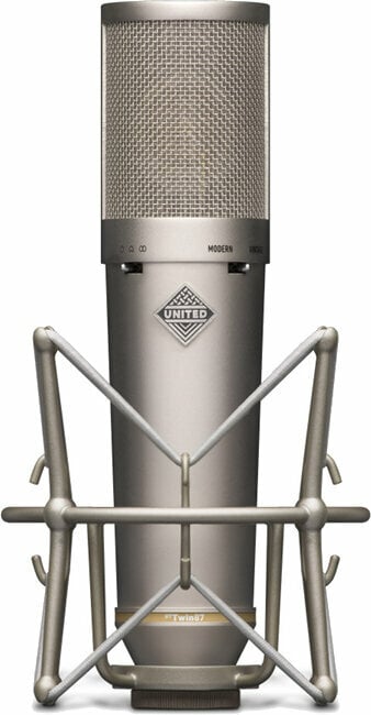 Microfone condensador de estúdio United Studio Technologies UT Twin87 Microfone condensador de estúdio