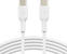 USB Cable Belkin Boost Charge USB-C to USB-C Cable CAB003bt1MWH White 1 m USB Cable