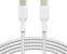 Cabo USB Belkin Boost Charge USB-C to USB-C Cable CAB004bt1MWH Branco 1 m Cabo USB