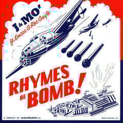 LP deska J & Mo Ft. Emcee G Roc Gayle - Rhymes Be Bomb / Pelottaa (7" Vinyl)
