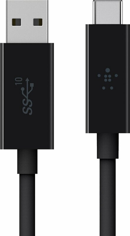 USB-kabel Belkin USB 3.1 USB-C to USB A 3.1 F2CU029bt1M-BLK Zwart 0,9 m USB-kabel
