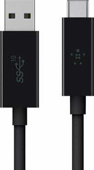 USB Cable Belkin USB 3.1 USB-C to USB A 3.1 F2CU029bt1M-BLK Black 0,9 m USB Cable - 1