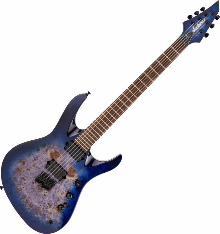 Elektrisk guitar Jackson Pro Series Signature Chris Broderick Soloist HT6P Transparent Blue