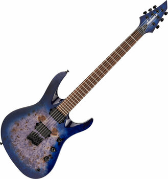 Electric guitar Jackson Pro Series Signature Chris Broderick Soloist HT6P Transparent Blue - 1