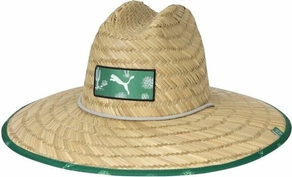Klobouk Puma Conservation Straw Sunbucket Hat Amazon Green S/M - 1