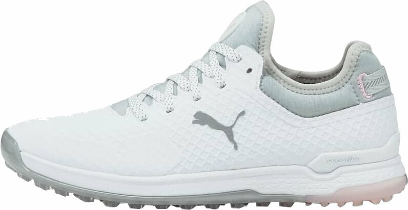 Женски голф обувки Puma Proadapt Alphacat White/Puma Silver/Pink 36
