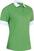 Camisa pólo Callaway Women Above The Elbow Sleeve Printed Button Bright Green XS