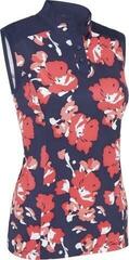 Polo košile Callaway Women Large Scale Floral Peacoat XS Polo košile
