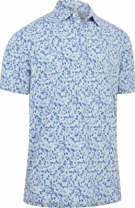 Polo-Shirt Callaway Mens Filter Floral Print Polo Bright White XL