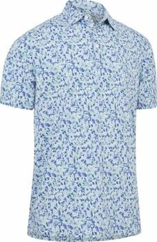 Chemise polo Callaway Mens Filter Floral Print Polo Bright White XL - 1