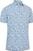 Chemise polo Callaway Mens Filter Floral Print Polo Bright White XL