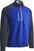 Pulover s kapuco/Pulover Callaway Mens Blocked Ottoman Fleece Magnetic Blue 3XL