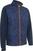 Hoodie/Sweater Callaway Mens Abstract Camo Printed Mixed Media Full Zip Navy Blazer 2XL
