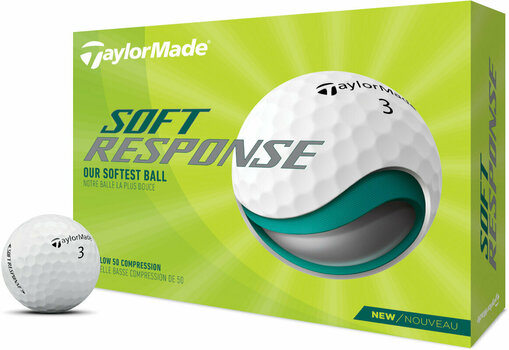 Golf Balls TaylorMade Soft Response Golf Balls White 2022 - 1