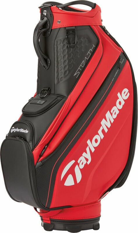 Saco de golfe TaylorMade Stealth Tour Cart Bag Black/Red Saco de golfe