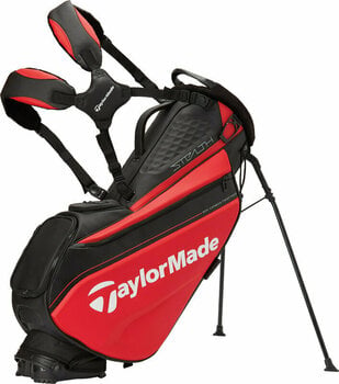 Saco de golfe TaylorMade Stealth Tour Stand Bag Black/Red Saco de golfe - 1