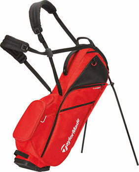 Golf Bag TaylorMade Flex Tech Lite Stand Bag Red/Black Golf Bag - 1