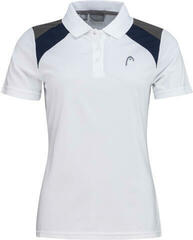 Maglietta da tennis Head Club Jacob 22 Tech Women White/Dark Blue