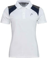 Tennis T-shirt Head Club Jacob 22 Tech Women White/Dark Blue