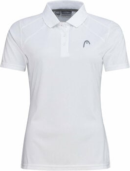 T-shirt de ténis Head Club Jacob 22 Tech Polo Shirt Women White XL T-shirt de ténis - 1