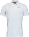 Head Club 22 Tech Polo Shirt Men Λευκό M Μπλούζα τένις