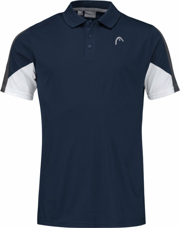 T-shirt de ténis Head Club 22 Tech Polo Shirt Men Dark Blue XL T-shirt de ténis