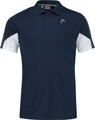 Head Club 22 Tech Polo Shirt Men Dark Blue M Тениска за тенис