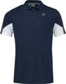Head Club 22 Tech Polo Shirt Men Dark Blue L T-shirt tennis