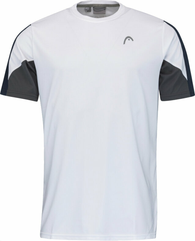 Teniszpóló Head Club 22 Tech T-Shirt Men White/Dress Blue M Teniszpóló