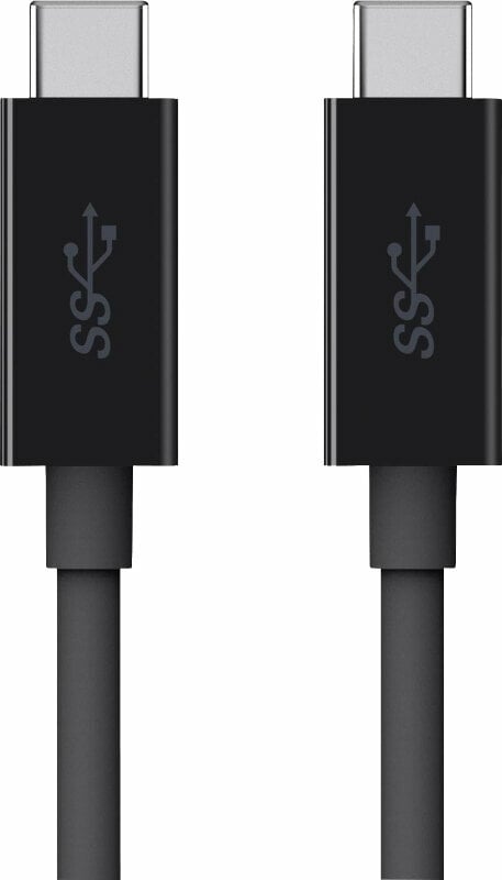 USB Cable Belkin USB-C Monitor Cable F2CU049bt2M-BLK Black 2 m USB Cable