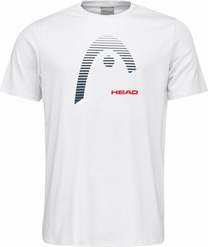 Tenisové tričko Head Club Carl T-Shirt Men White M Tenisové tričko