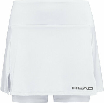 Tenniskjol Head Club Basic Skirt Women White S Tenniskjol - 1
